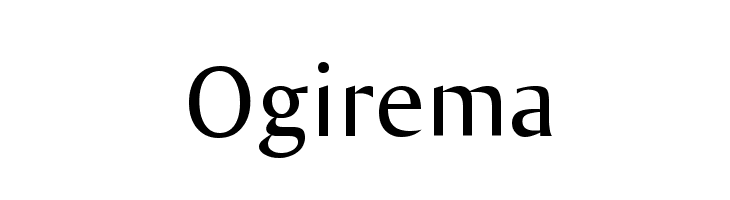 Ogirema Font