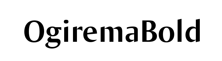 OgiremaBold Font