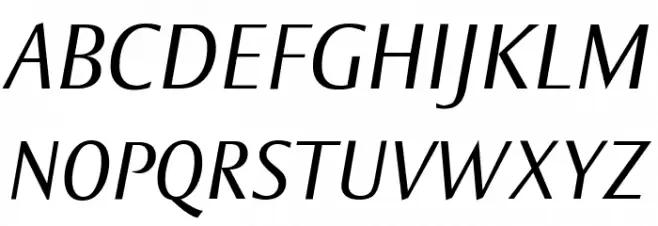 OgiremaItalic Fonte MAIÚSCULAS