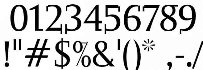 OgiremaSlab Font OTHER CHARS