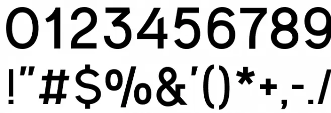 Ogonek Bold Font OTHER CHARS