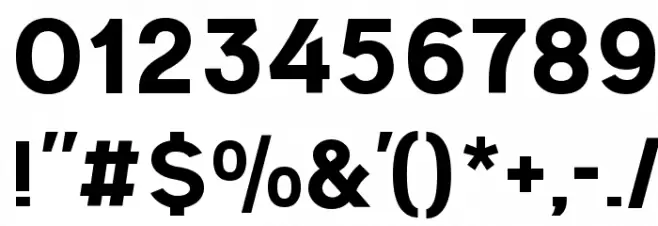 Ogonek Heavy Font OTHER CHARS