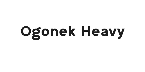 Ogonek Heavy Logo