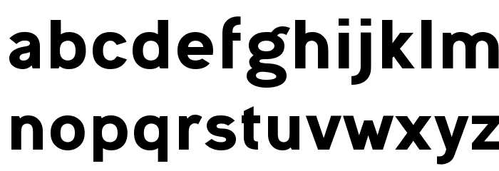 Ogonek Heavy Font LOWERCASE