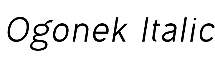 Ogonek Italic  नि: शुल्क फ़ॉन्ट्स डाउनलोड