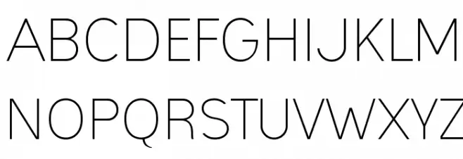 Ogonek Light Schriftart Groß