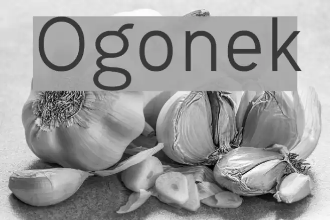 Ogonek Font examples