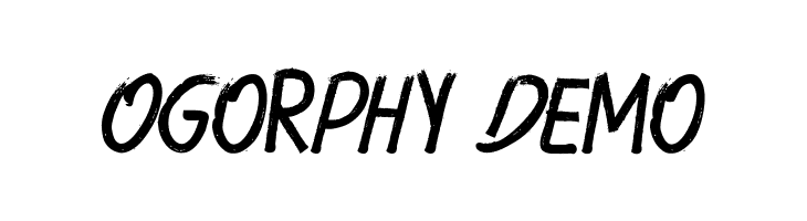 Ogorphy Demo  Frei Schriftart Herunterladen