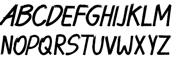 Ogorphy Demo Font LOWERCASE