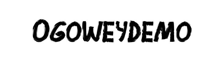Ogowey Demo  नि: शुल्क फ़ॉन्ट्स डाउनलोड