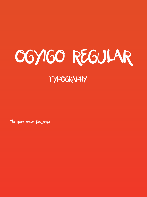 OgyiGo Regular Poster