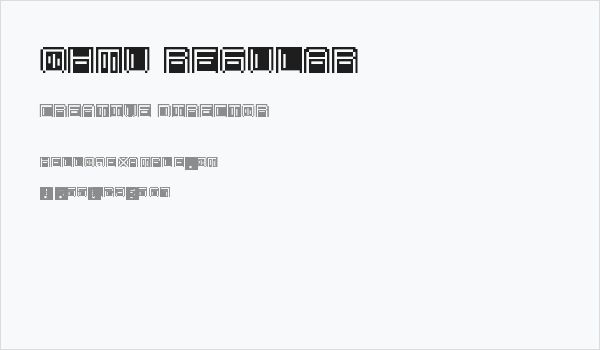 OHMU Regular Business Card