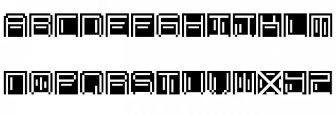 OHMU Regular Schriftart Kleinbuchstaben