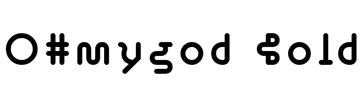 OHmygod Bold  font caratteri gratis