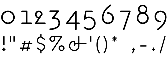 OHmygod Light Font OTHER CHARS