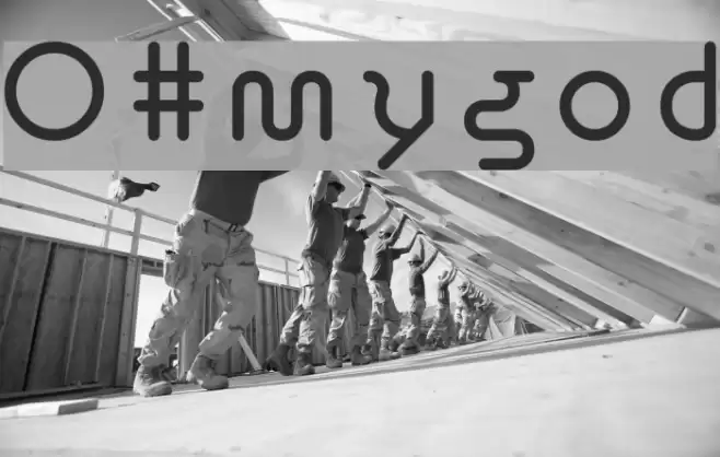 OHmygod Font examples