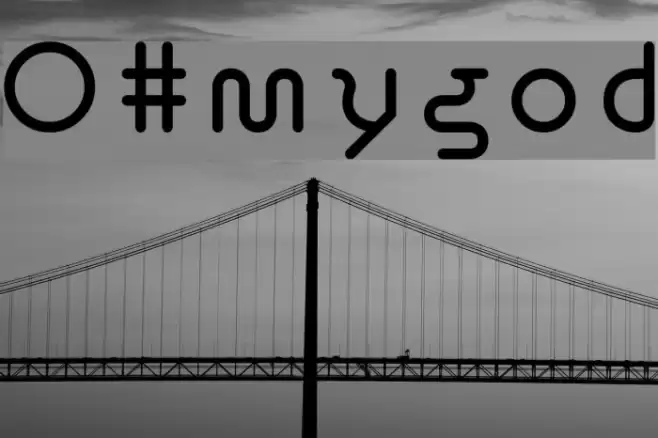 OHmygod Font examples