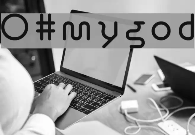 OHmygod Font examples