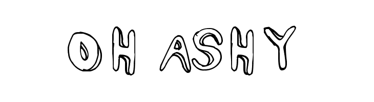 Oh Ashy  नि: शुल्क फ़ॉन्ट्स डाउनलोड