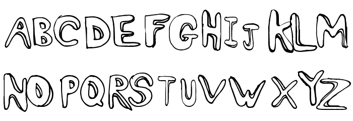 Oh Ashy Font LOWERCASE