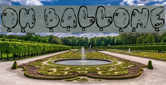 Oh, Balloney Font examples