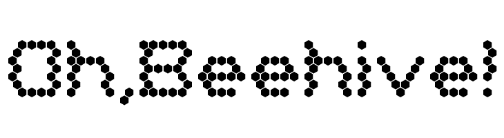 Oh, Beehive!  フリーフォントのダウンロード