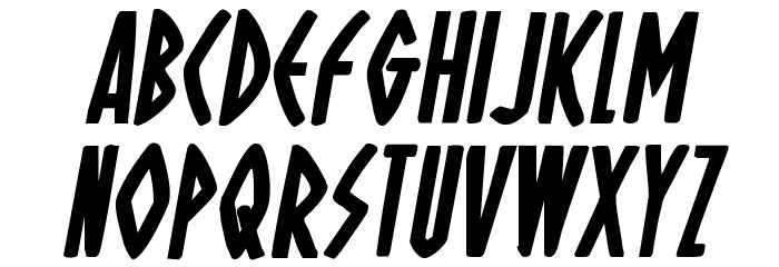 Oh Mighty Isis Bold Italic Font LOWERCASE