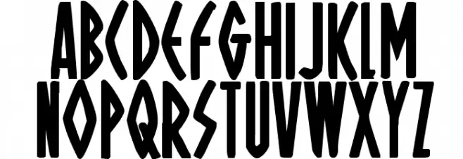 Oh Mighty Isis Bold Fonte MAIÚSCULAS