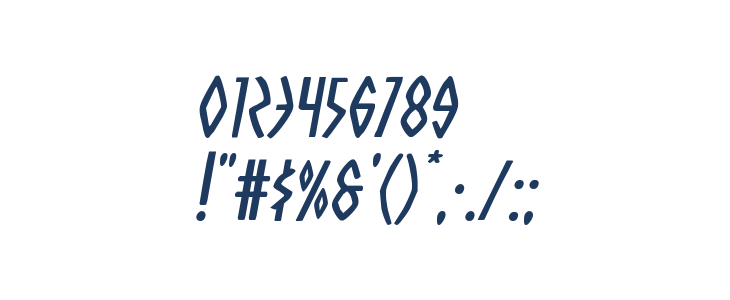 Oh Mighty Isis Italic Other Characters