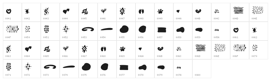 Oh My Baby Extra Character Map