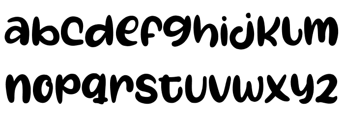 Oh My Baby Font LOWERCASE