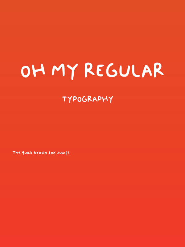 Oh My Regular Poster