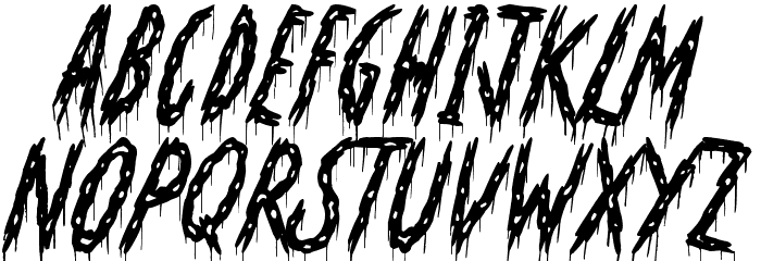 Oh No Not Again Font LOWERCASE