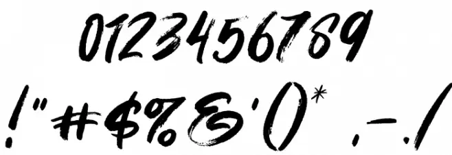 Oh Now! Font OTHER CHARS