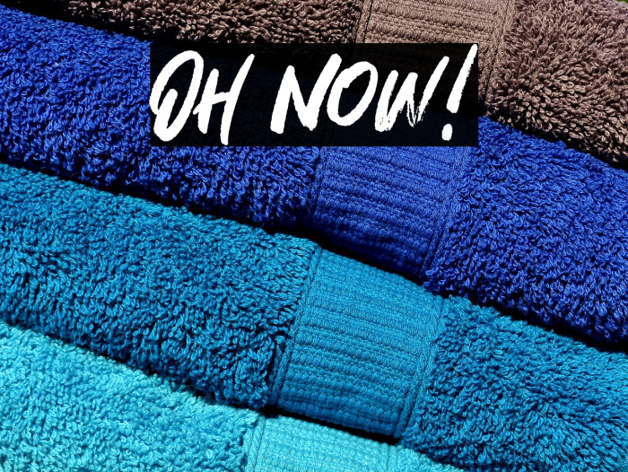 Oh Now! Font examples