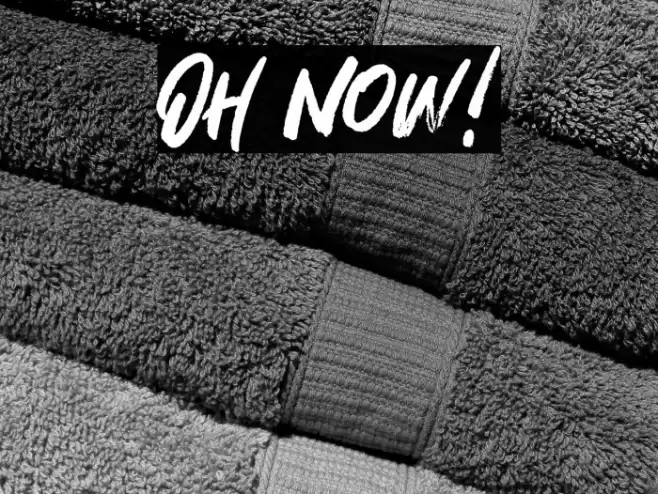 Oh Now! Font examples