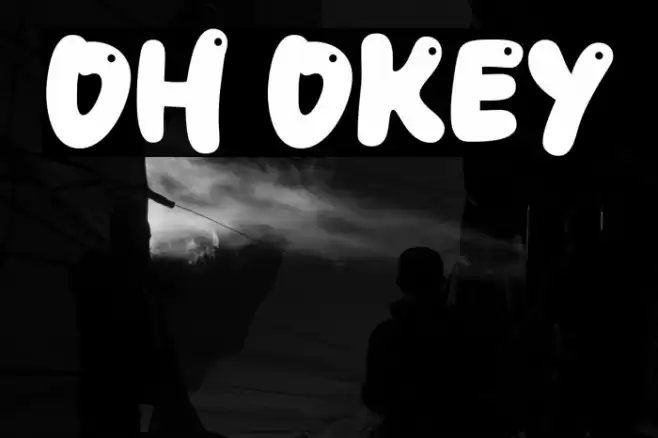 Oh Okey Font examples