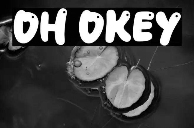 Oh Okey Font examples