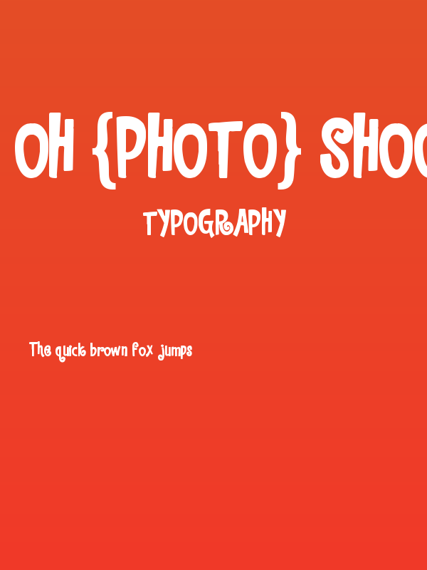 Oh {Photo} Shoot! Poster