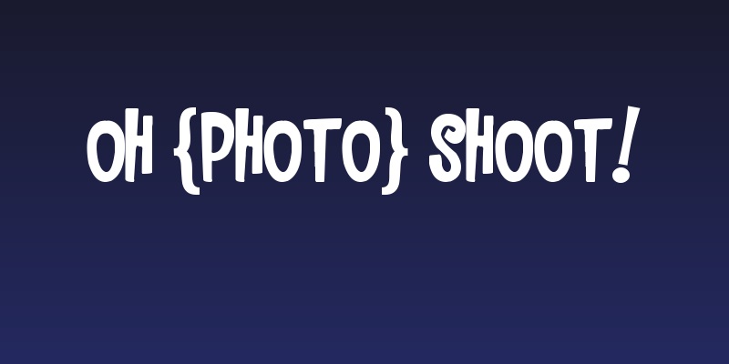 Oh {Photo} Shoot! Social Header