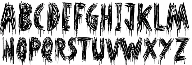 Oh Shit Schriftart Groß
