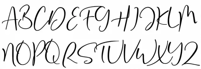Oh Twenty Reguler Schriftart Groß
