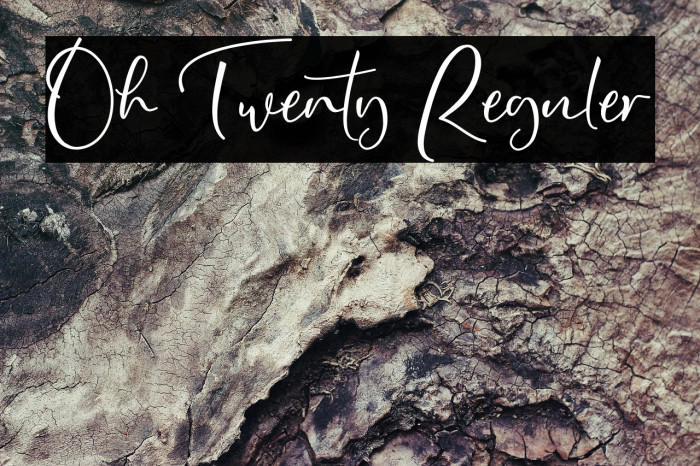 Oh Twenty Reguler Example 1