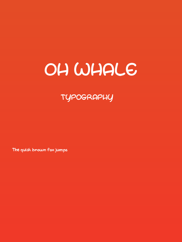 Oh Whale Poster