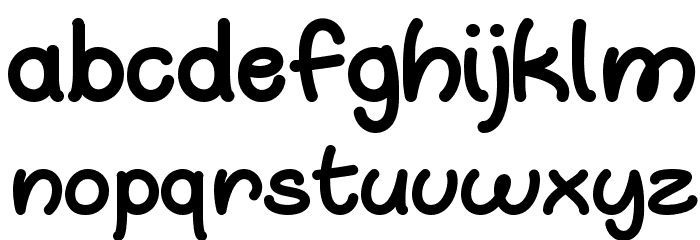 Oh Whale Font LOWERCASE