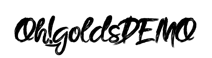 Oh! golds DEMO  フリーフォントのダウンロード