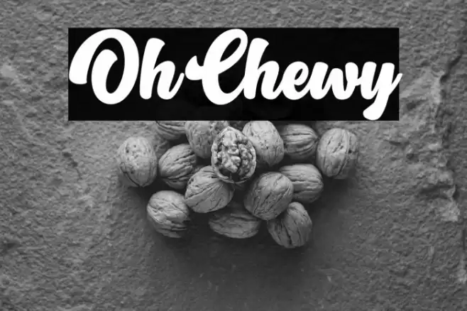 OhChewy Font examples