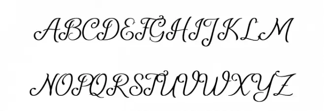 OhDarling Schriftart Groß