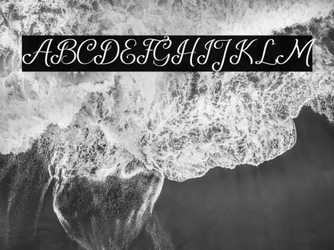 OhDarling Font examples