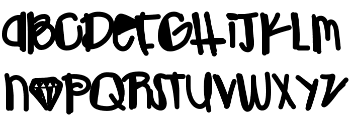 OhGawd Font LOWERCASE